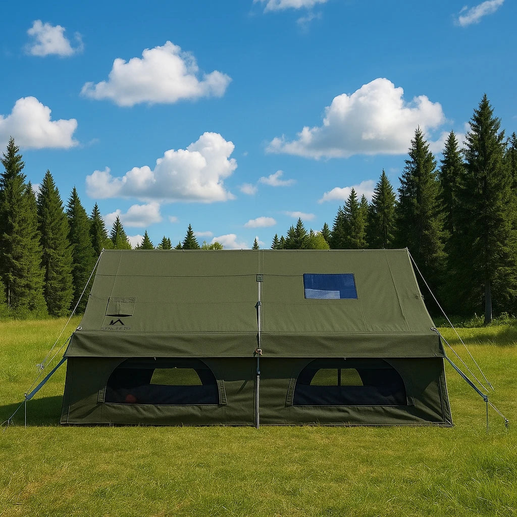 E-TradeHub™ 8+ Person Inflatable Tent - Quick Auto-Opening Waterproof Four-Season Outdoor Shelter